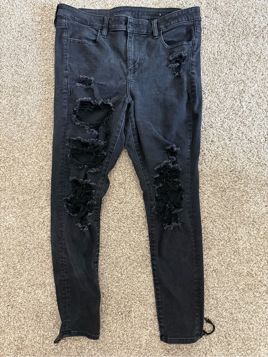 American Eagle Outfitters Denim - American Eagle Black Distressed Women's Skinny Jeans